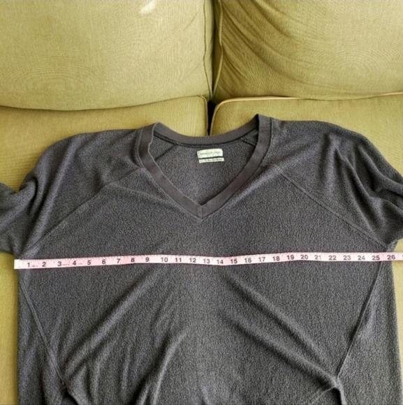 Urban Outfitters sweater Small Gray V Neck Long Sleeves Knit  Oversized - Picture 9 of 13